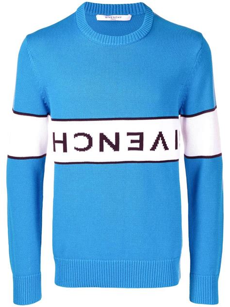 givenchy jumper mens blue|givenchy sweaters for men.